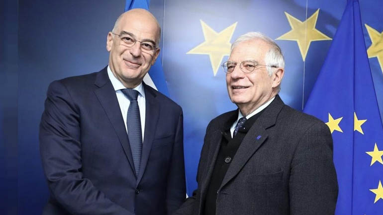 Επικοινωνία Δένδια με τον ύπατο εκπρόσωπο της Ε.Ε. και τον ΥΠΕΞ της Αιγύπτου